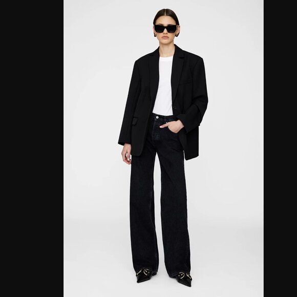 ANINE BING Hugh Jean Vintage Black Size 27
